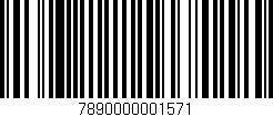 Código de barras (EAN, GTIN, SKU, ISBN): '7890000001571'