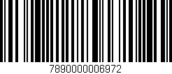 Código de barras (EAN, GTIN, SKU, ISBN): '7890000006972'