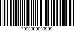 Código de barras (EAN, GTIN, SKU, ISBN): '7890000006989'