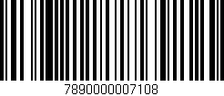 Código de barras (EAN, GTIN, SKU, ISBN): '7890000007108'