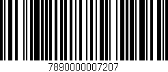 Código de barras (EAN, GTIN, SKU, ISBN): '7890000007207'