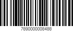 Código de barras (EAN, GTIN, SKU, ISBN): '7890000008488'