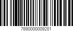 Código de barras (EAN, GTIN, SKU, ISBN): '7890000009201'