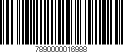 Código de barras (EAN, GTIN, SKU, ISBN): '7890000016988'