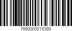 Código de barras (EAN, GTIN, SKU, ISBN): '7890000018388'