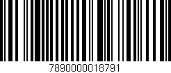 Código de barras (EAN, GTIN, SKU, ISBN): '7890000018791'