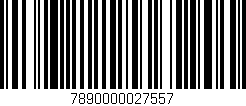 Código de barras (EAN, GTIN, SKU, ISBN): '7890000027557'