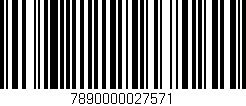 Código de barras (EAN, GTIN, SKU, ISBN): '7890000027571'