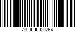 Código de barras (EAN, GTIN, SKU, ISBN): '7890000028264'