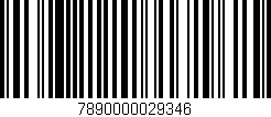 Código de barras (EAN, GTIN, SKU, ISBN): '7890000029346'