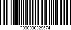 Código de barras (EAN, GTIN, SKU, ISBN): '7890000029674'