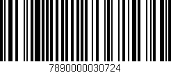 Código de barras (EAN, GTIN, SKU, ISBN): '7890000030724'