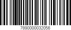 Código de barras (EAN, GTIN, SKU, ISBN): '7890000032056'