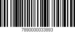 Código de barras (EAN, GTIN, SKU, ISBN): '7890000033893'