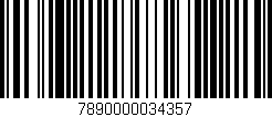 Código de barras (EAN, GTIN, SKU, ISBN): '7890000034357'