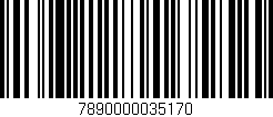 Código de barras (EAN, GTIN, SKU, ISBN): '7890000035170'