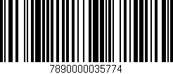 Código de barras (EAN, GTIN, SKU, ISBN): '7890000035774'