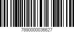 Código de barras (EAN, GTIN, SKU, ISBN): '7890000036627'