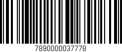 Código de barras (EAN, GTIN, SKU, ISBN): '7890000037778'