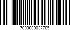 Código de barras (EAN, GTIN, SKU, ISBN): '7890000037785'