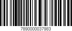 Código de barras (EAN, GTIN, SKU, ISBN): '7890000037983'
