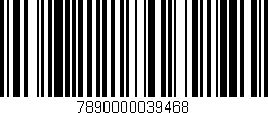 Código de barras (EAN, GTIN, SKU, ISBN): '7890000039468'