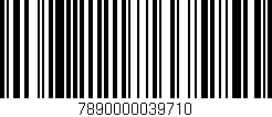Código de barras (EAN, GTIN, SKU, ISBN): '7890000039710'