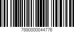 Código de barras (EAN, GTIN, SKU, ISBN): '7890000044776'