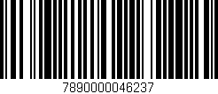 Código de barras (EAN, GTIN, SKU, ISBN): '7890000046237'