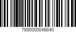 Código de barras (EAN, GTIN, SKU, ISBN): '7890000046640'