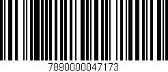 Código de barras (EAN, GTIN, SKU, ISBN): '7890000047173'
