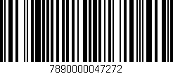 Código de barras (EAN, GTIN, SKU, ISBN): '7890000047272'