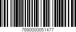 Código de barras (EAN, GTIN, SKU, ISBN): '7890000051477'