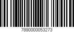 Código de barras (EAN, GTIN, SKU, ISBN): '7890000053273'