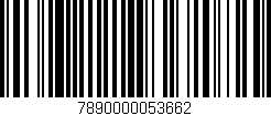 Código de barras (EAN, GTIN, SKU, ISBN): '7890000053662'