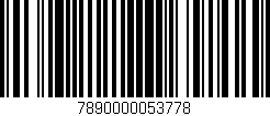 Código de barras (EAN, GTIN, SKU, ISBN): '7890000053778'