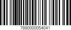 Código de barras (EAN, GTIN, SKU, ISBN): '7890000054041'