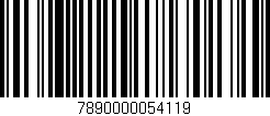 Código de barras (EAN, GTIN, SKU, ISBN): '7890000054119'