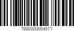Código de barras (EAN, GTIN, SKU, ISBN): '7890000054911'