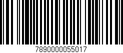 Código de barras (EAN, GTIN, SKU, ISBN): '7890000055017'