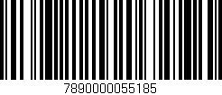 Código de barras (EAN, GTIN, SKU, ISBN): '7890000055185'