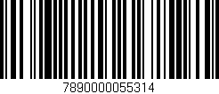Código de barras (EAN, GTIN, SKU, ISBN): '7890000055314'