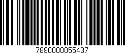 Código de barras (EAN, GTIN, SKU, ISBN): '7890000055437'