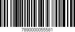 Código de barras (EAN, GTIN, SKU, ISBN): '7890000055581'