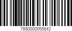 Código de barras (EAN, GTIN, SKU, ISBN): '7890000055642'
