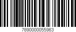 Código de barras (EAN, GTIN, SKU, ISBN): '7890000055963'