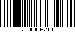 Código de barras (EAN, GTIN, SKU, ISBN): '7890000057103'