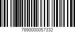 Código de barras (EAN, GTIN, SKU, ISBN): '7890000057332'