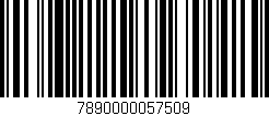 Código de barras (EAN, GTIN, SKU, ISBN): '7890000057509'