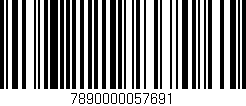 Código de barras (EAN, GTIN, SKU, ISBN): '7890000057691'